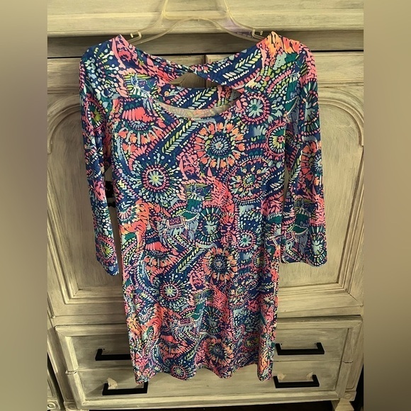Lilly Pulitzer Bay Dress No-Prob-Llama - Picture 7 of 8